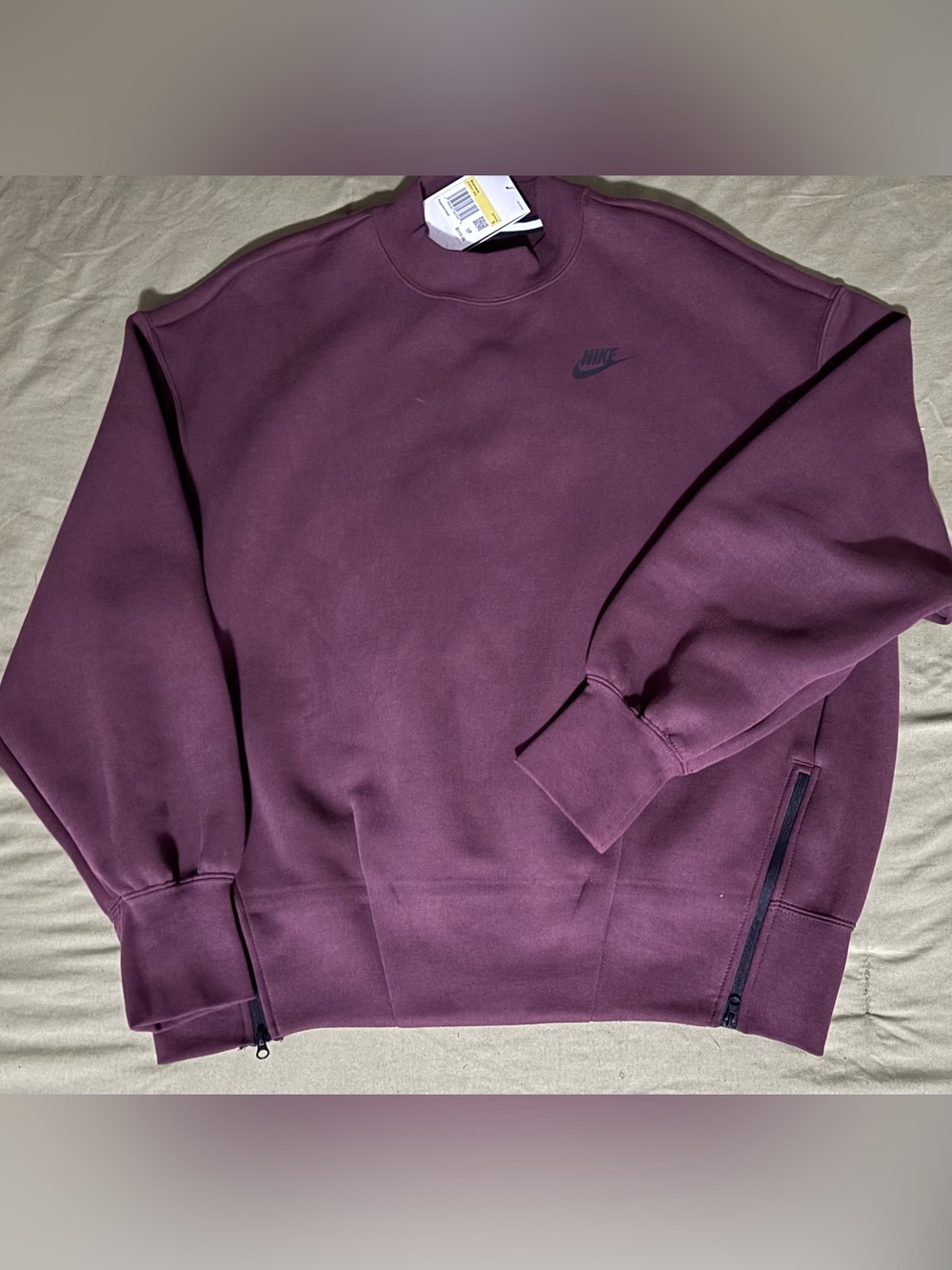 Nike Crewneck Sweatshirt in Plum